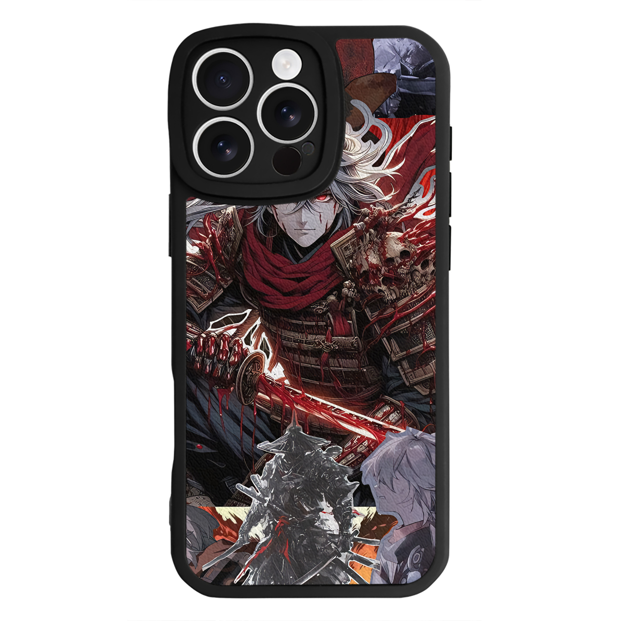（画像用） 刀剣乱舞 Touken Ranbu 【iPhone 16シリーズ対応】シリコンスマホケース（レザー調） 材質：シリコン